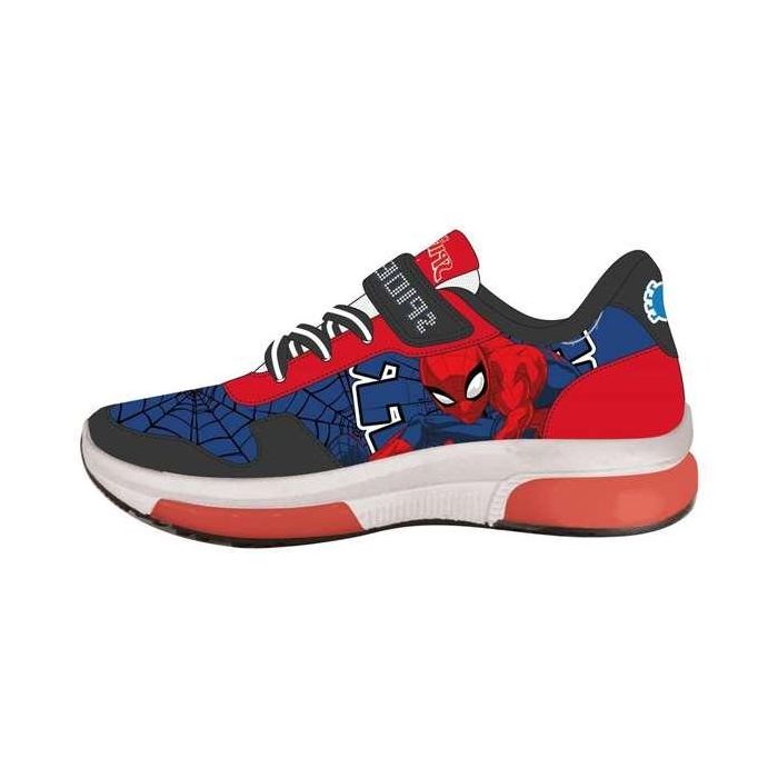 Deportiva suela pvc con luces spiderman t028 1 Deportiva suela pvc con luces spiderman t028 1