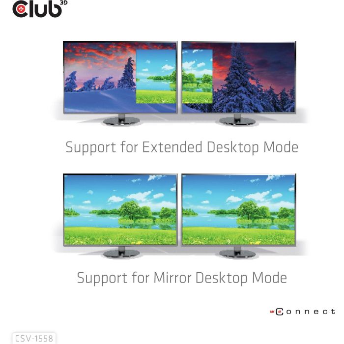 Club3D MST-Hub USB 3.2 Typ C > 2x HDMI 4K60Hz +100W PD St/Bu retail 3 Club3D MST-Hub USB 3.2 Typ C > 2x HDMI 4K60Hz +100W PD St/Bu retail 3