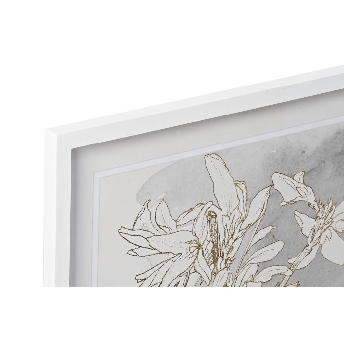 Cuadro Romantico DKD Home Decor Gris Blanco 2.5 x 70 x 55 cm (4 Unidades) 1 Cuadro Romantico DKD Home Decor Gris Blanco 2.5 x 70 x 55 cm (4 Unidades) 1