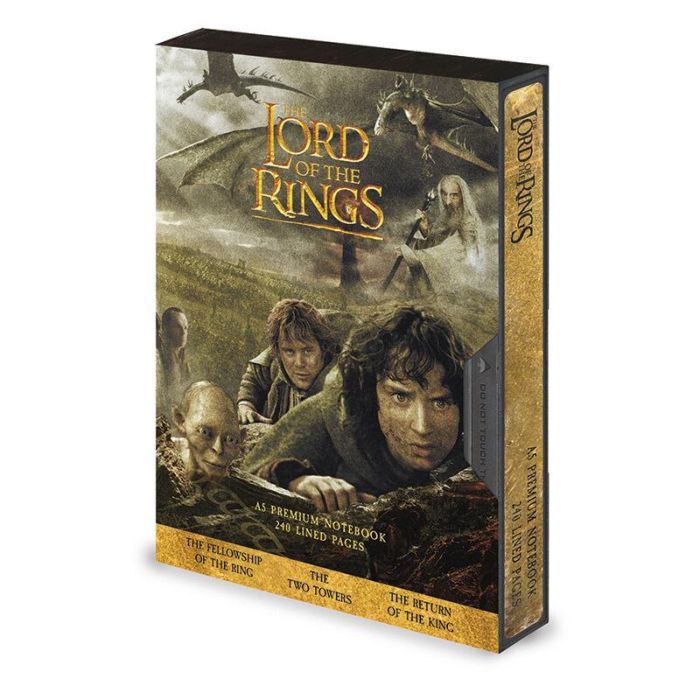 Cuaderno A5 Premium VHS El Señor de los Anillos 1