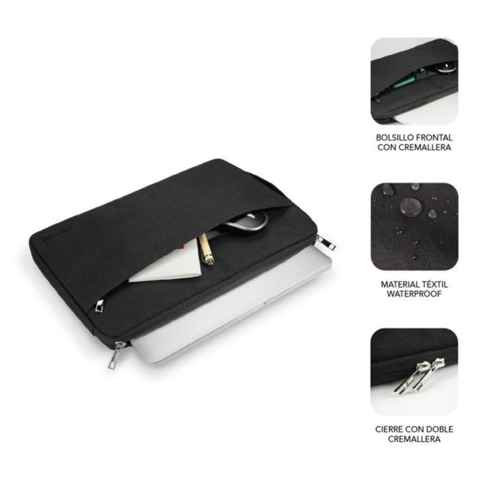 Funda Subblim Urban Laptop Sleeve para Portátiles hasta 14"/ Negra 1 Funda Subblim Urban Laptop Sleeve para Portátiles hasta 14"/ Negra 1
