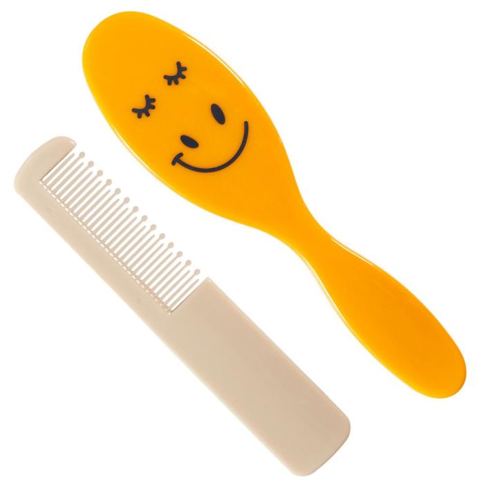 Tom et Zoe Juego Peine y Cepillo Bebé, Puericultura, Azul, Amarillo, Gris 5