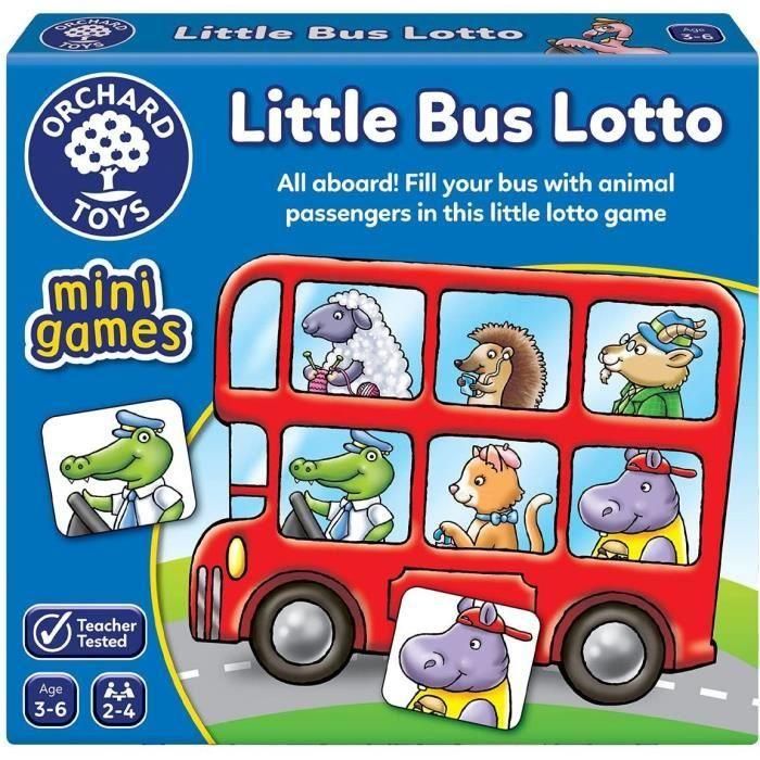 Orchard Toys Little Bus Lotto - Juego de lotería - ORCHARD Orchard Toys Little Bus Lotto - Juego de lotería - ORCHARD