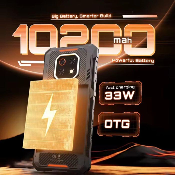 Cubot KingKong ES 3 Smartphone Rugerizado 6GB RAM 256GB Almacenamiento Batería 10200mAh Pantalla 6.74" HD+ 90Hz Android 15 4 Cubot KingKong ES 3 Smartphone Rugerizado 6GB RAM 256GB Almacenamiento Batería 10200mAh Pantalla 6.74" HD+ 90Hz Android 15 4