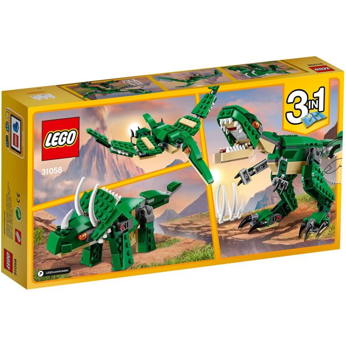 LEGO Creator Dinosaurier 31058 Dinosaurios 3en1 Grandes Juguete de Construcción Multicolor 174 Piezas para Niños y Niñas a partir de 7 Años 2
