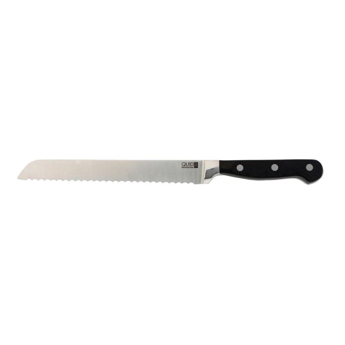 Quid Professional Inox Chef Black Cuchillo Pan Acero Inoxidable 20 cm Negro Mango Ergonómico Set 6 Unidades Apto Lavavajillas 0 Quid Professional Inox Chef Black Cuchillo Pan Acero Inoxidable 20 cm Negro Mango Ergonómico Set 6 Unidades Apto Lavavajillas 0