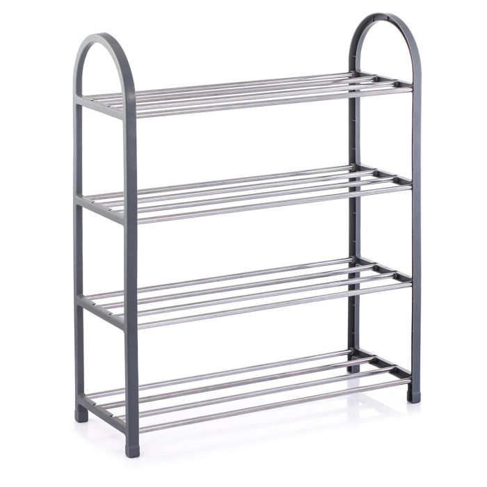 Zapatero metal y plástico 4 puertas 49.5x18.5x65 cm Confortime (12 Unidades) 1