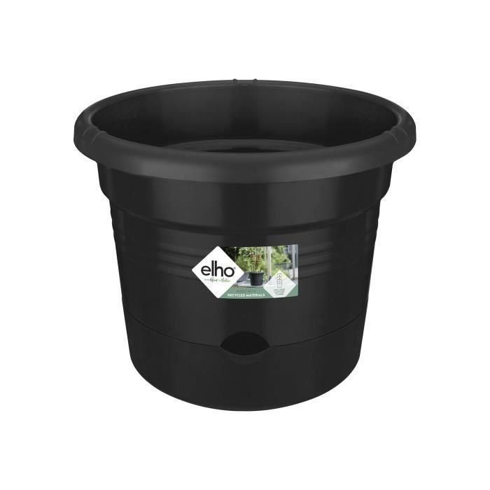 Elho Pote de Tomate Green Basics con Estaca Circular y Tanque de Agua 33 cm Negro Brillante 1 Elho Pote de Tomate Green Basics con Estaca Circular y Tanque de Agua 33 cm Negro Brillante 1
