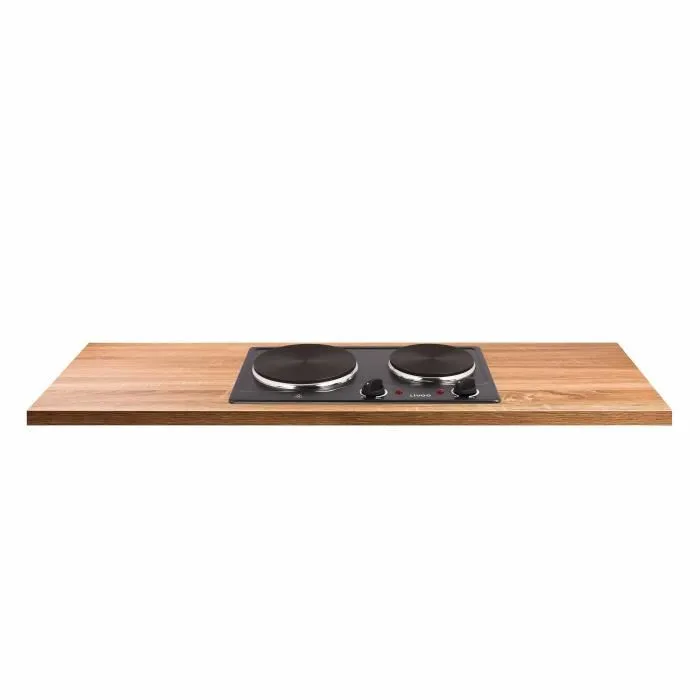 Livoo DOC168N Hob Doble Cocina de Inducción Integrable Doble Placa 2 Zonas Cerámica 3500W Negro 2 Livoo DOC168N Hob Doble Cocina de Inducción Integrable Doble Placa 2 Zonas Cerámica 3500W Negro 2