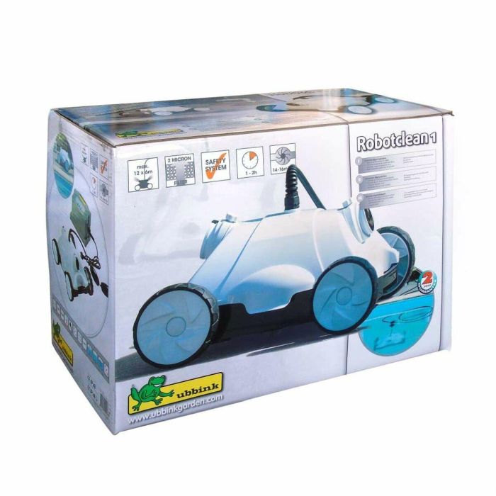 Ubbink Robotclean 1 Limpiador de Piscinas Eléctrico para hasta 6x10m, Filtro 2 micras, Cable 12m 3 Ubbink Robotclean 1 Limpiador de Piscinas Eléctrico para hasta 6x10m, Filtro 2 micras, Cable 12m 3