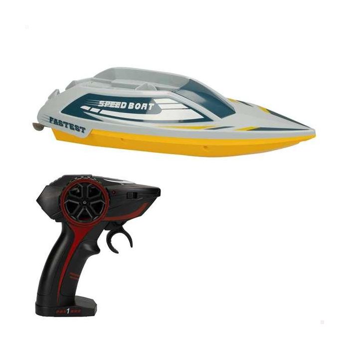 Lancha rapida radio control 28 cm. 2.4 ghz y cargador usb Lancha rapida radio control 28 cm. 2.4 ghz y cargador usb