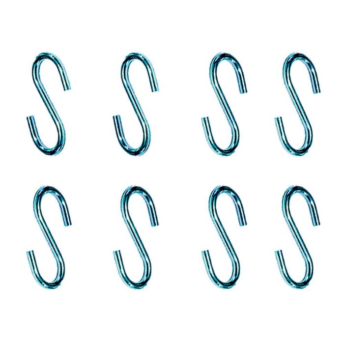 Edm Gancho forma S CG23 Zincado Acero 2,2 x 25 mm Blister 8 uds