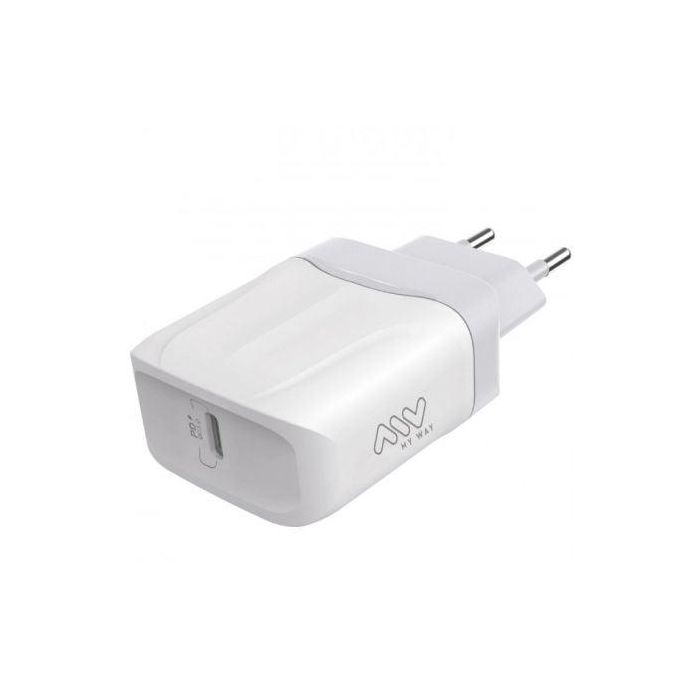 Cargador de Pared Myway MWACC0005/ 1xUSB Tipo-C/ 20W