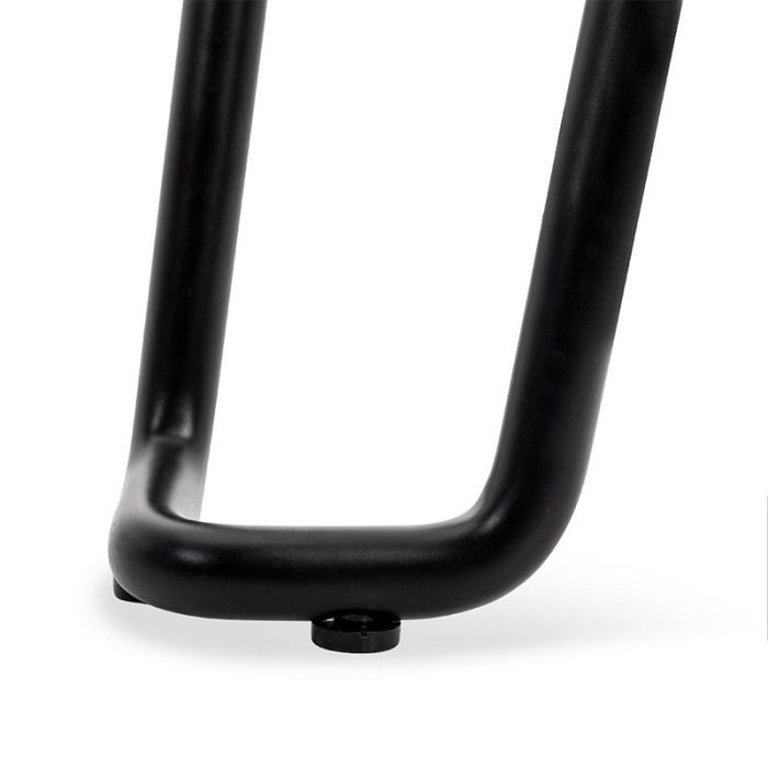 Q&Q Pata Metálica Vernice H100 - H120 Altura 120cm Acero Negro Mate