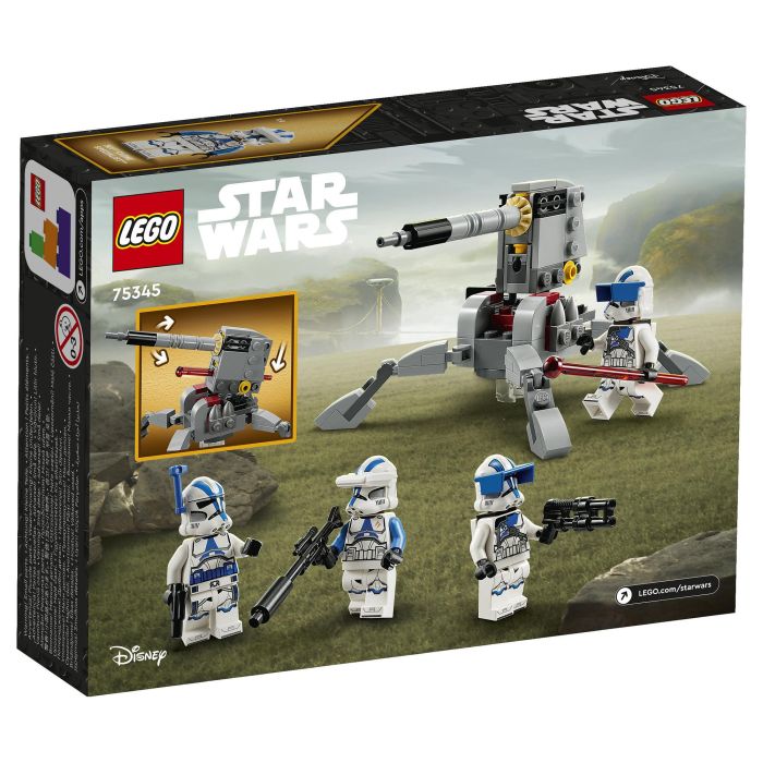 LEGO Star Wars Pack de Combate: Soldados Clon de la 501 75345 Juego de Construcción para Niños a Partir de 6 Años con 119 Piezas 2
