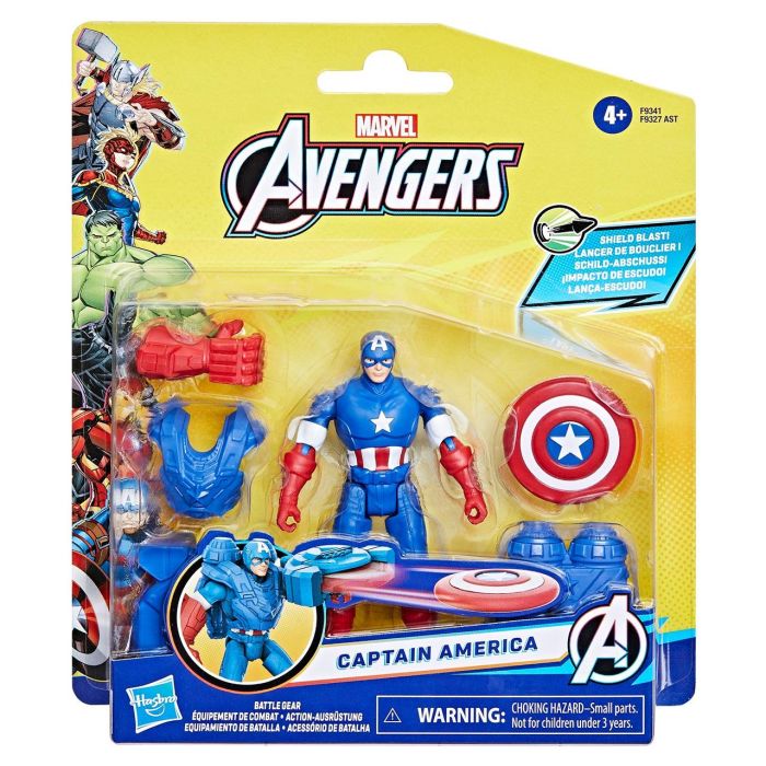 Figura Capitán América Marvel Avengers F9341 Hasbro 3