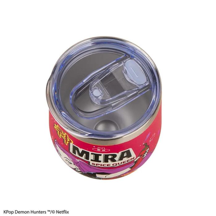 Cinereplicas Taza de Viaje Isotérmica de Acero Inoxidable 350 ml con Diseño de Mira - Spice Queen de KPop Demon Hunters de Netflix