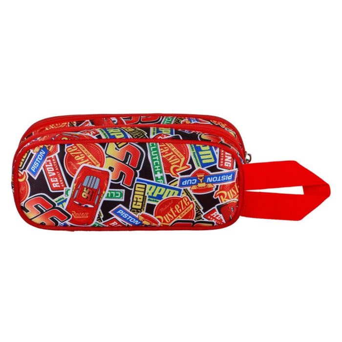 Disney Cars 3 Estuche Portatodo 3D Doble Racer Rojo con Relieve y Doble Compartimento 2 Disney Cars 3 Estuche Portatodo 3D Doble Racer Rojo con Relieve y Doble Compartimento 2