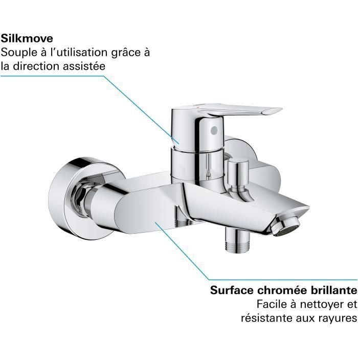 GROHE - Mezclador monomando de baño / ducha - de pared 4 GROHE - Mezclador monomando de baño / ducha - de pared 4
