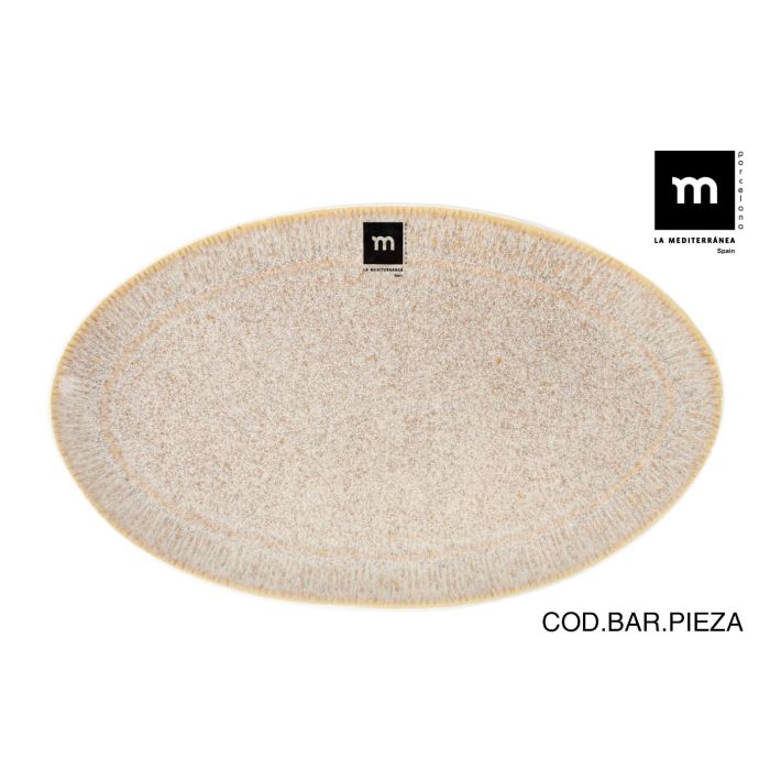 Bandeja Calobra 34.1 x 20.7 cm Crema - La Mediterranea (12 Unidades) Bandeja Calobra 34.1 x 20.7 cm Crema - La Mediterranea (12 Unidades)