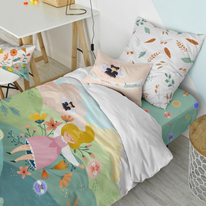 Juego de funda nórdica HappyFriday Mr Fox Dreaming Multicolor Cama de 80 2 Piezas 5