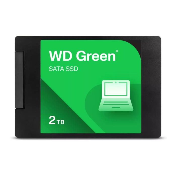 WD Green SSD 2TB 2.5" SATA III - Disco Duro Interno Sólido de 545 MB/s para Portátil/PC con Tecnología 3D NAND