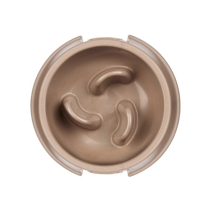 Comedero Plastico Alimentacion Lenta Beige Mascow 27X7CM (12 Unidades) 2 Comedero Plastico Alimentacion Lenta Beige Mascow 27X7CM (12 Unidades) 2
