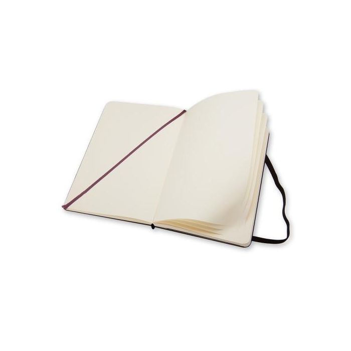 Cuaderno Moleskine Clasico Tapa Dura 9X14 192H 70Gr. Lisa Con Goma Negra 1