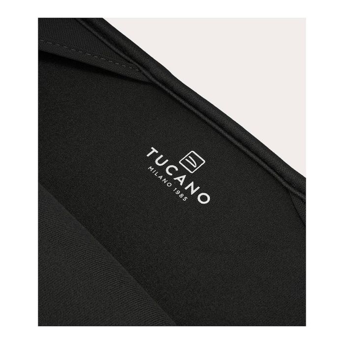 Tucano Colore Sleeve, Maletín Toploader para MacBook Air y Pro de 13 Pulgadas, 34.5 cm (13.6"), PET, Negro
