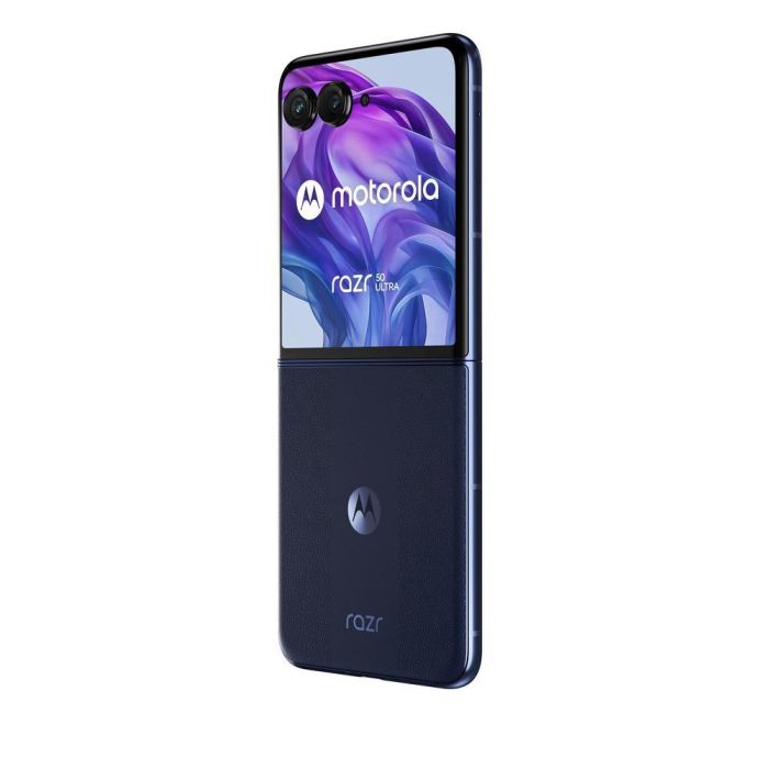 Motorola razr 50 Ultra Smartphone Plegable 5G 512GB 12GB RAM, Pantalla 6.9" pOLED 165Hz, Doble Cámara 50MP, Android 14, Azul Medianoche 2