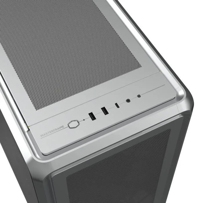 Cooler Master MasterFrame 600 Mesh Silver ARGB Caja para PC Torre Media - MF600MSGNNS01