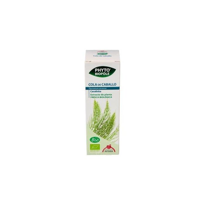 PHYTOBIOPOLE Cola de Caballo (Equisetum arvense L.) Bio Extracto Hidroalcohólico 50ml - Elimina Líquidos, Apto Veganos