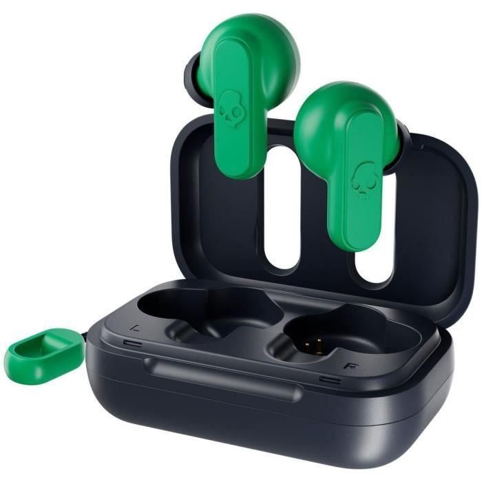 Auriculares inalámbricos - SKULLCANDY - DIME S2DMW-P750 - Azul/Verde Auriculares inalámbricos - SKULLCANDY - DIME S2DMW-P750 - Azul/Verde