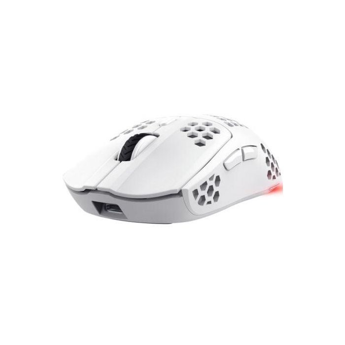 Trust Gaming GXT 929 Helox Ratón Gaming Inalámbrico, 4800 DPI, ultraligero 75g, batería recargable, LED, blanco Trust Gaming GXT 929 Helox Ratón Gaming Inalámbrico, 4800 DPI, ultraligero 75g, batería recargable, LED, blanco