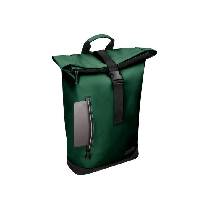 Cartera Antartik Mochila Waterproof Enrollable Diseño Casual Color Verde Militar 480x130x280 mm 9