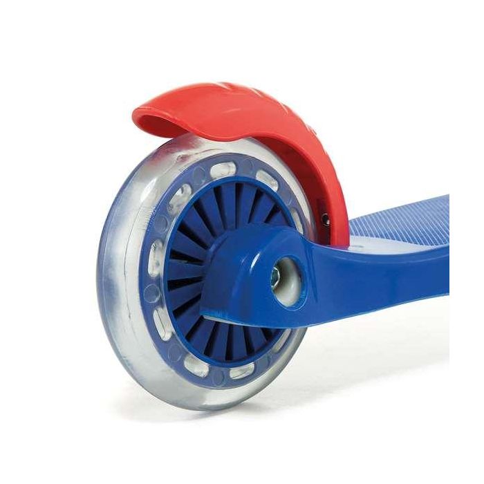 Patinete maxi scooter azul 3 ruedas con luces 56 cm 4 Patinete maxi scooter azul 3 ruedas con luces 56 cm 4