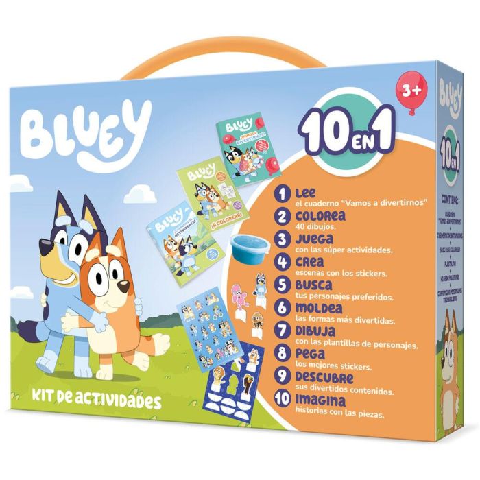 Juego Imagiland Maletin 10 En 1 Bluey