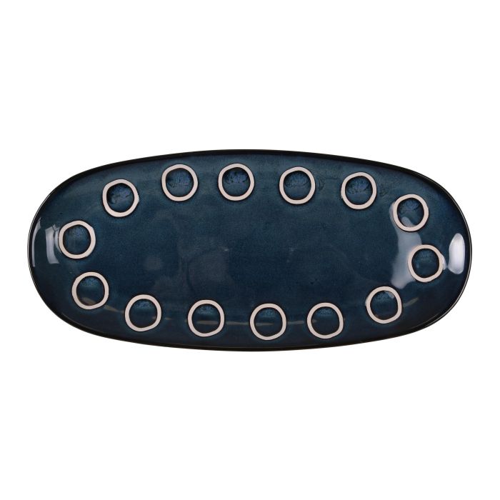 Bandeja Oval Azul Almudena 33x14.8 cm Inde (12 Unidades) 1 Bandeja Oval Azul Almudena 33x14.8 cm Inde (12 Unidades) 1