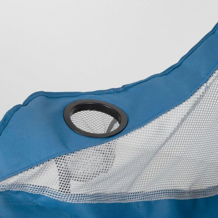 Silla de Camping Plegable Aktive Azul 48 x 86 x 50 cm (2 Unidades) 4 Silla de Camping Plegable Aktive Azul 48 x 86 x 50 cm (2 Unidades) 4