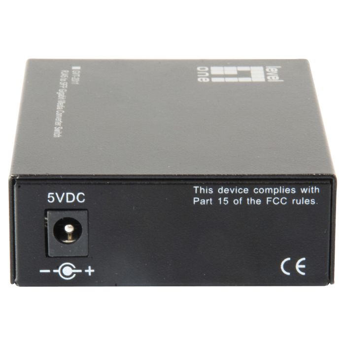 Level One Convertidor GVT-2011 Gigabit Ethernet 10/100/1000T a 1000SX 20km 2