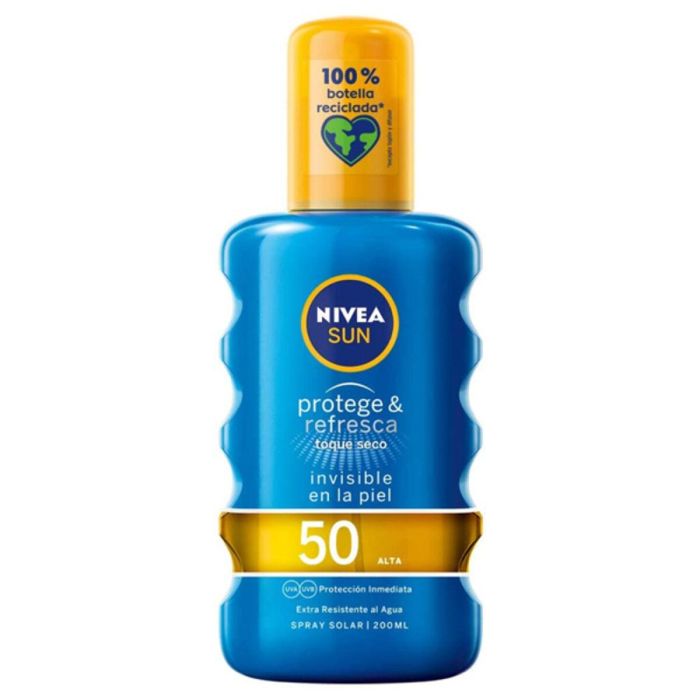 Spray Protector Solar PROTEGE & REFRESCA Nivea Spf 50 (200 ml) 50 (200 ml) Spray Protector Solar PROTEGE & REFRESCA Nivea Spf 50 (200 ml) 50 (200 ml)