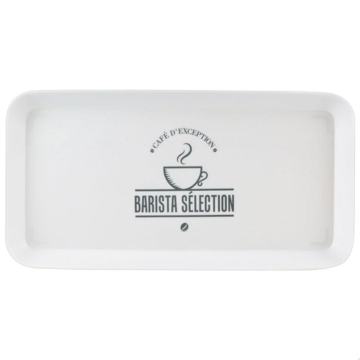 Saveur et Degustation Bandeja Melamina 30x15 cm Colores Surtidos Blanco Negro 4