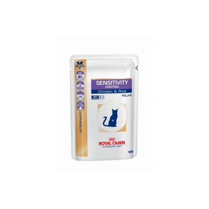 Royal Canin Sensitivity Control Chicken para Gatos - 12 Paquetes de 85 gr Royal Canin Sensitivity Control Chicken para Gatos - 12 Paquetes de 85 gr