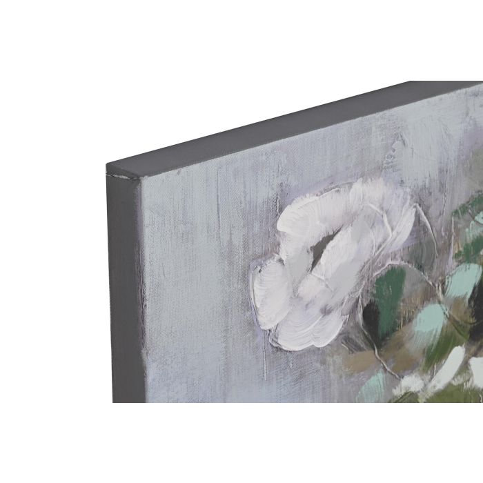 DKD Home Decor Cuadro 3.5 x 80 x 80 cm Lienzo y Pino Verde Marron Claro (2 Unidades) 1