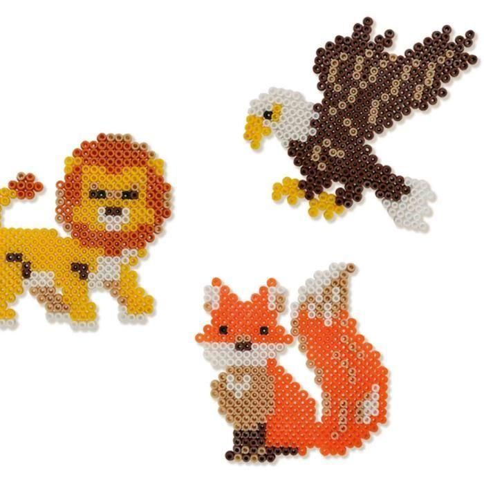 Cuentas para planchar - Animales del mundo - SES CREATIVE - Crea varios animales con 3500 cuentas e instrucciones. 3 Cuentas para planchar - Animales del mundo - SES CREATIVE - Crea varios animales con 3500 cuentas e instrucciones. 3