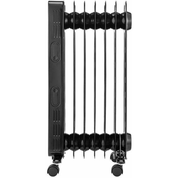 Oceanic Radiador de aceite 1500W, Termostato electrónico, Mando a distancia, Temporizador 24H, 7 elementos, Negro, Móvil 3 Oceanic Radiador de aceite 1500W, Termostato electrónico, Mando a distancia, Temporizador 24H, 7 elementos, Negro, Móvil 3