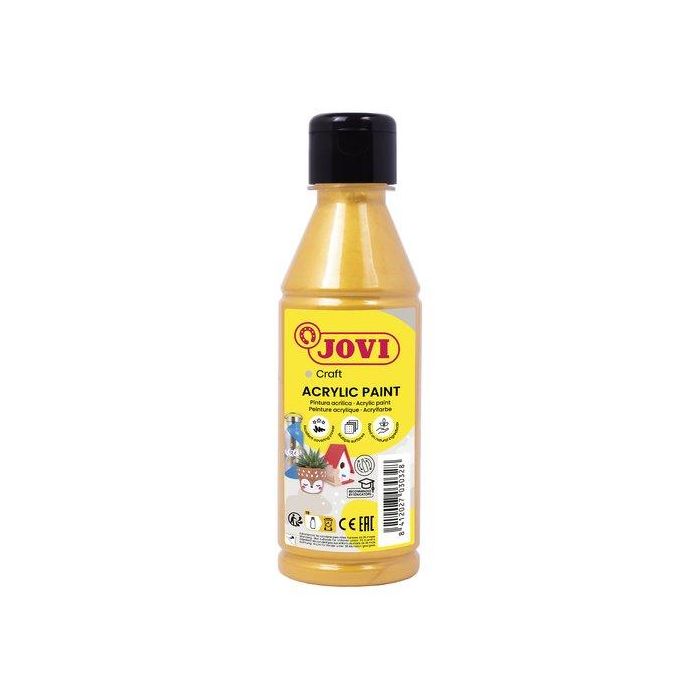 Pintura Latex Jovi Decor 250 Ml (Botella) Oro