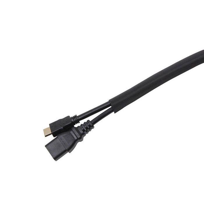 Vivolink Manguera Flexible para Cables Ø38mm Negra 25m - Organizador de Cables Fácil de Cortar 10 Vivolink Manguera Flexible para Cables Ø38mm Negra 25m - Organizador de Cables Fácil de Cortar 10