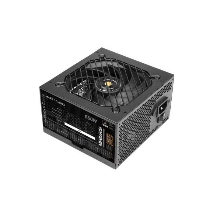 Fuente de Alimentación Mars Gaming MPB650SI/ 650W/ Ventilador 12cm/ 80 Plus Bronze