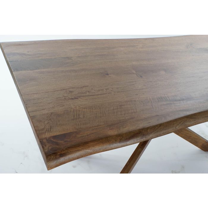 DKD Home Decor Mesa Comedor Colonial Natural 86 x 76 x 180 cm 1